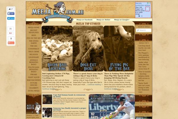 Site using Display Authors Widget plugin