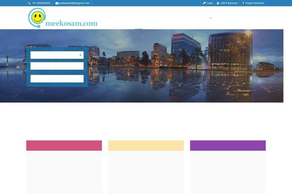 PointFinder theme site design template sample