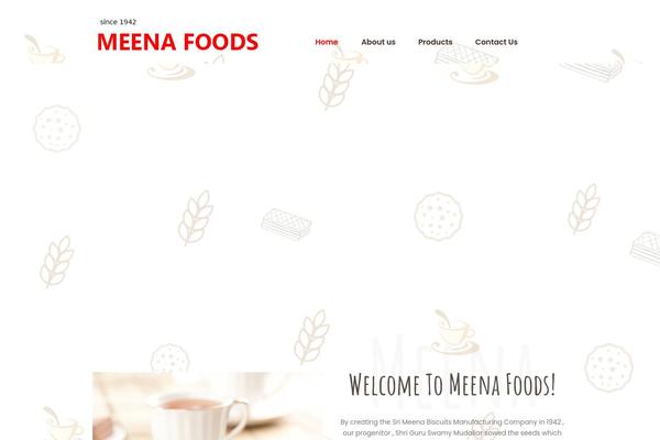 meenafoods.com site used Sweet-dessert