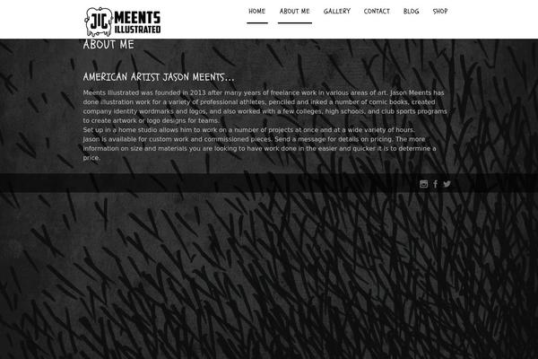 Titan theme site design template sample
