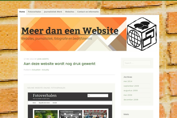 Misty Lake theme site design template sample