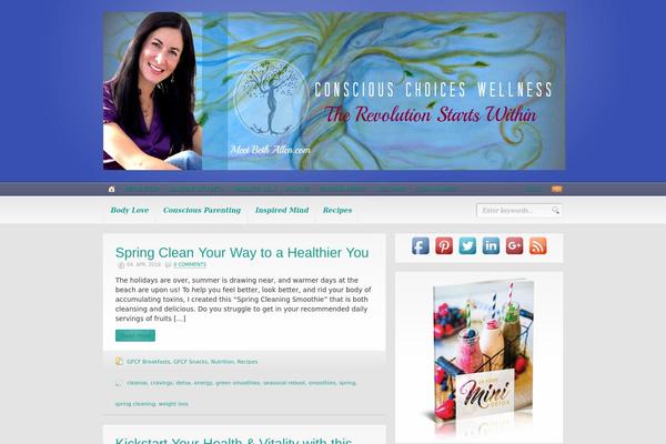 Headlines theme site design template sample
