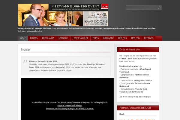 Red Modern theme site design template sample