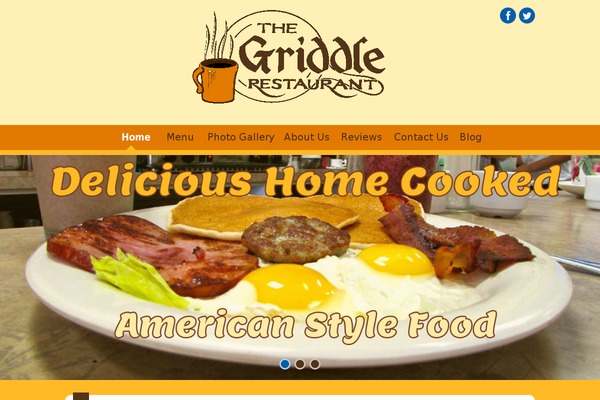 Dine & Drink theme site design template sample