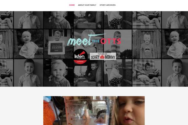 Paperback theme site design template sample