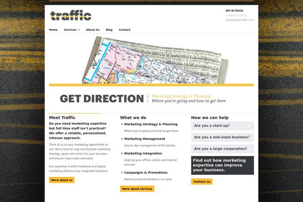 Frontline theme site design template sample