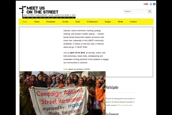 meetusonthestreet.org site used Simplewhite