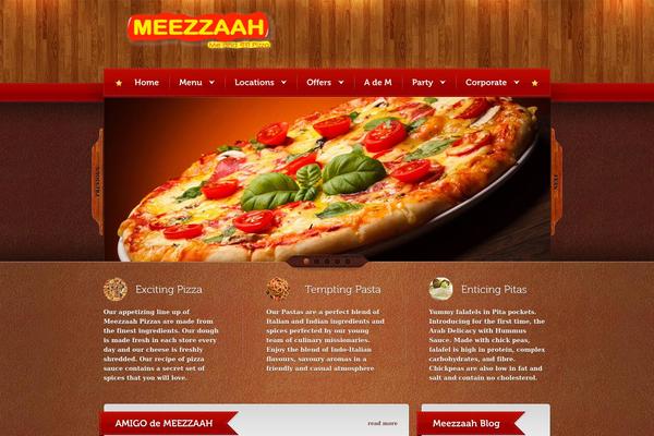 Bordeaux theme site design template sample