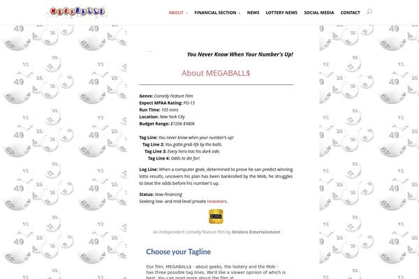 Divi theme site design template sample