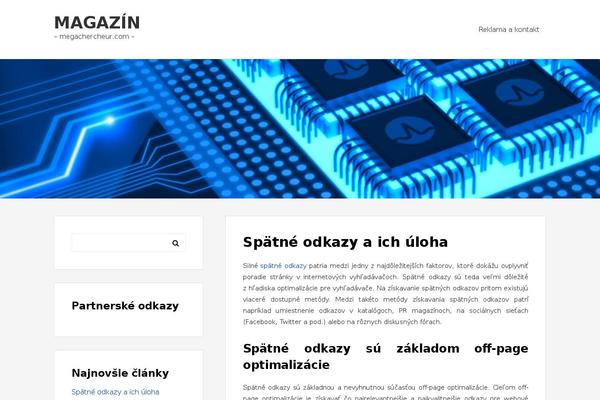 Fortune theme site design template sample