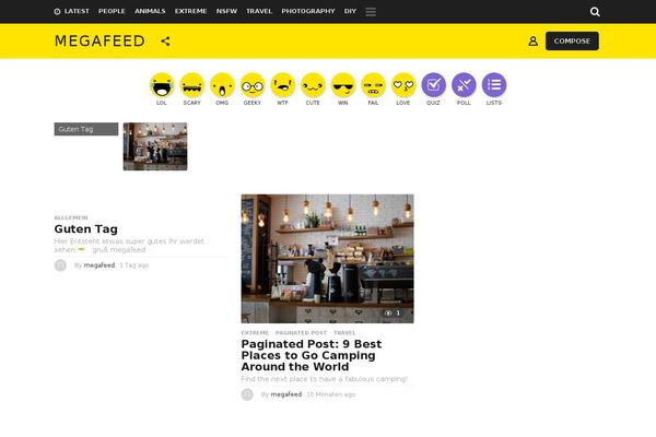 BoomBox theme site design template sample