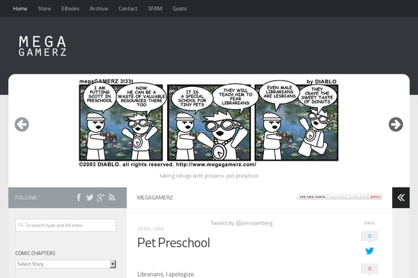 Site using Comic Easel plugin