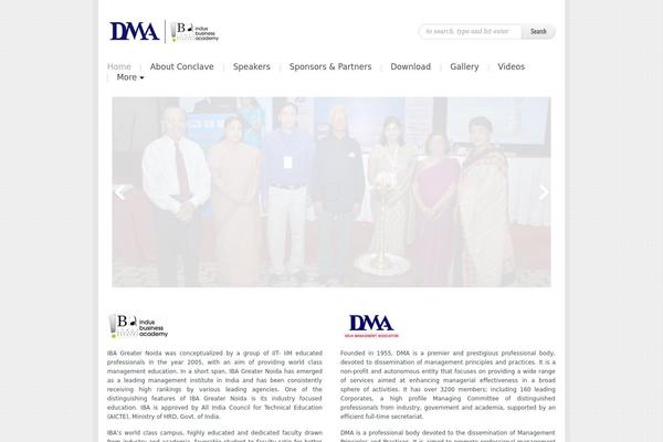 Evento theme site design template sample