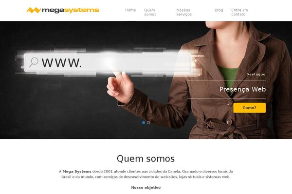 Business One Page theme site design template sample