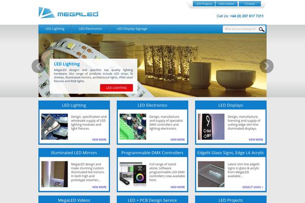 megaled.com site used Minimal-theme