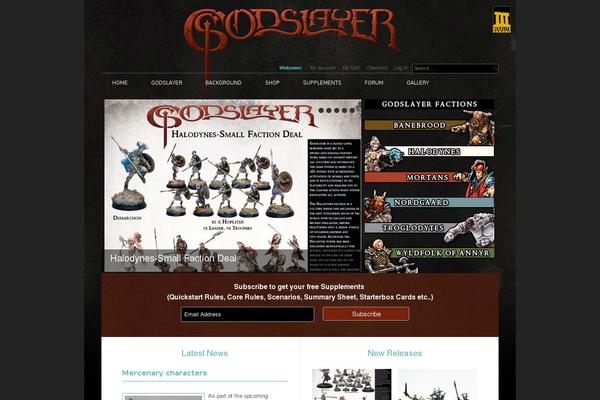 Megalith theme site design template sample