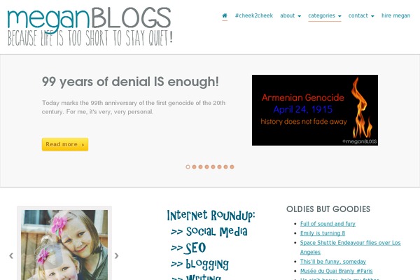 meganblogs.com site used Tango