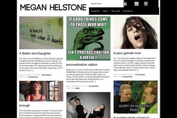 Paragrams theme site design template sample