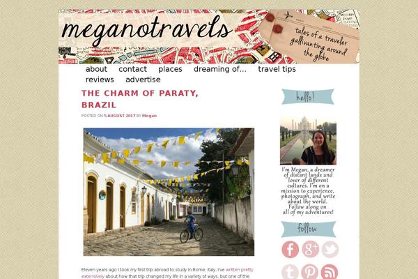 meganotravels.com site used Analogue