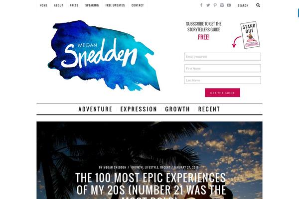 Simplemag theme site design template sample