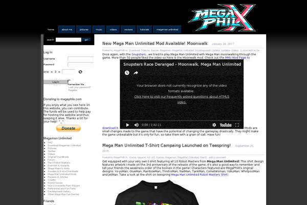 Site using TablePress plugin