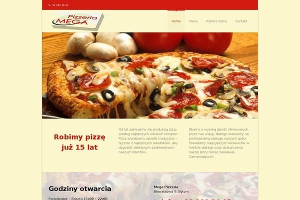megapizzeria.pl site used Alora