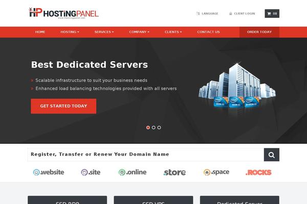Arkahost theme site design template sample