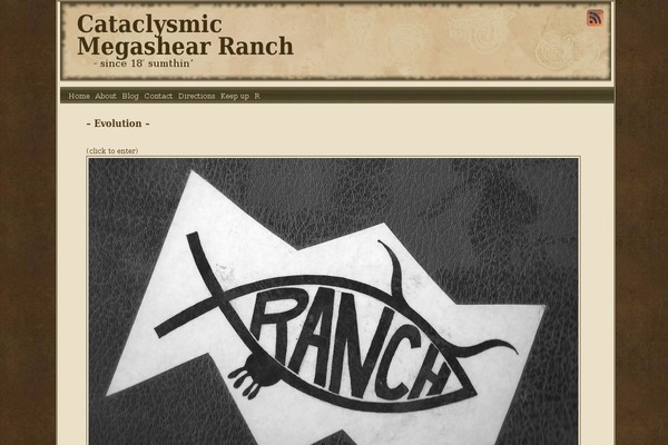 Wasteland theme site design template sample