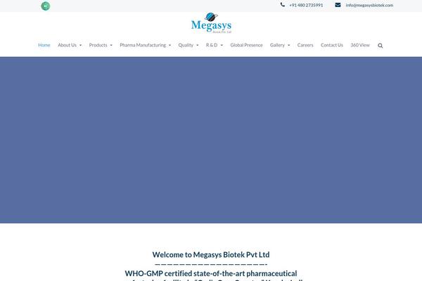 Vital theme site design template sample