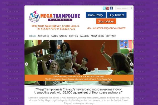 Chameleon Child theme site design template sample