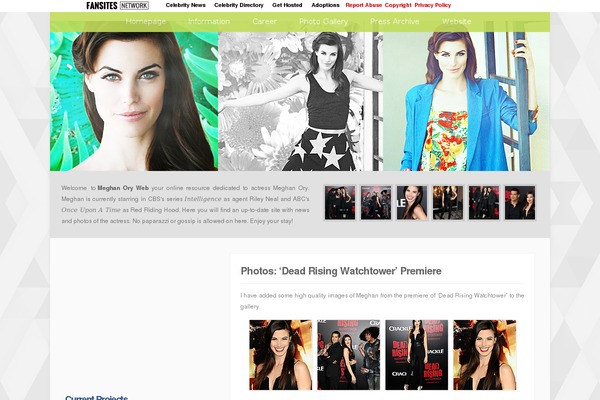 meghanory.net site used Ohmywp_7