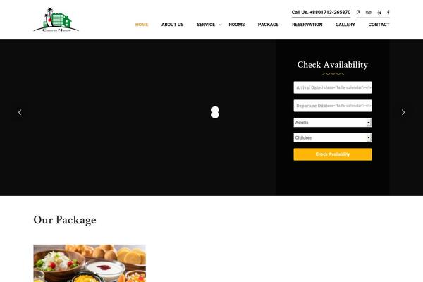 WordPress website example screenshot