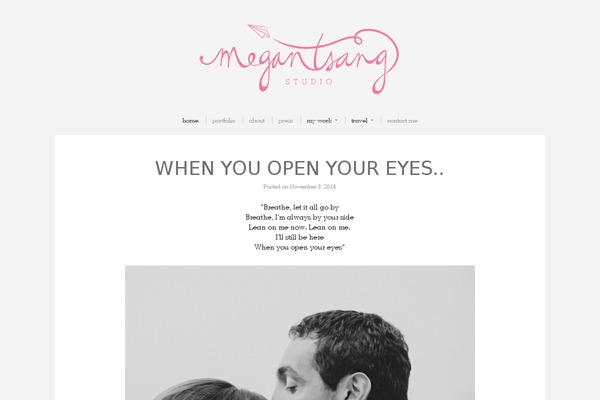 Organic_photographer theme site design template sample