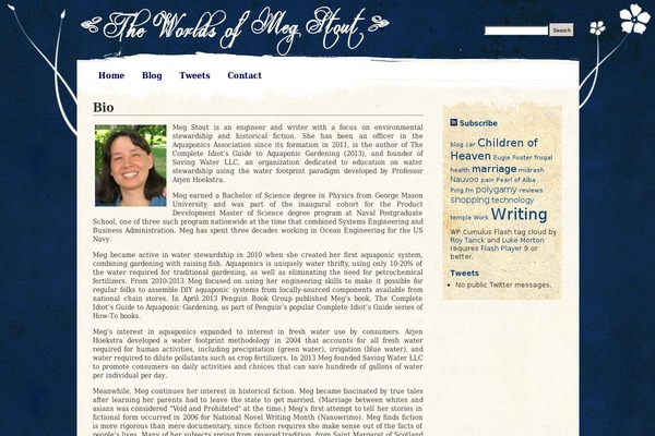 Pretty Parchment theme site design template sample