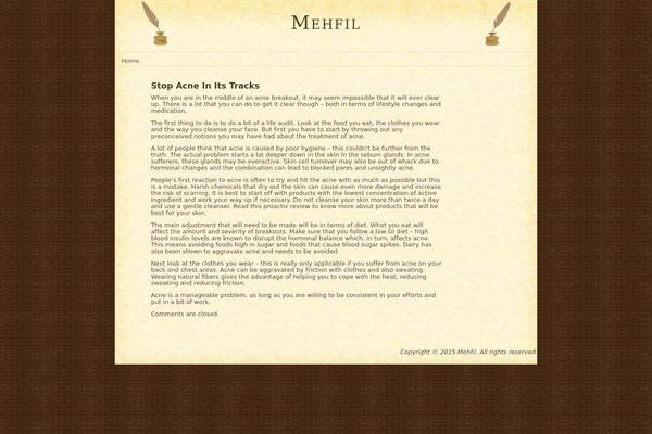 Parchment Draft theme site design template sample