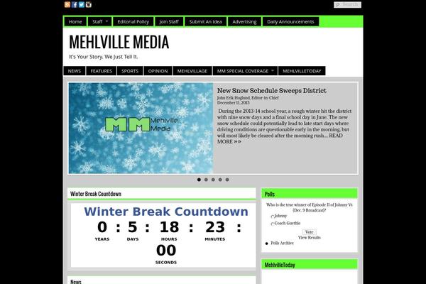 Sno Flex theme site design template sample