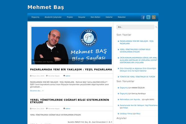 Azul theme site design template sample