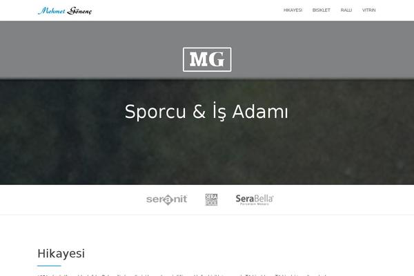 mehmetgonenc.com site used Parallax-one