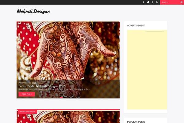 Hooray theme site design template sample