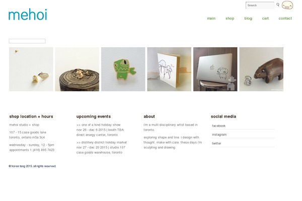 mehoi.com site used Storefront-gridport