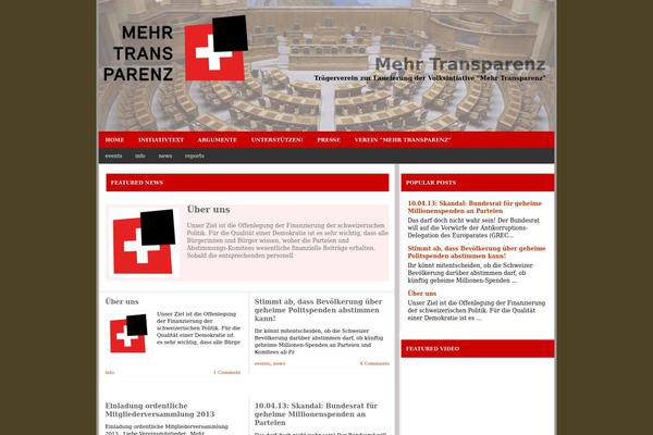 mehr-transparenz.ch site used Gemer