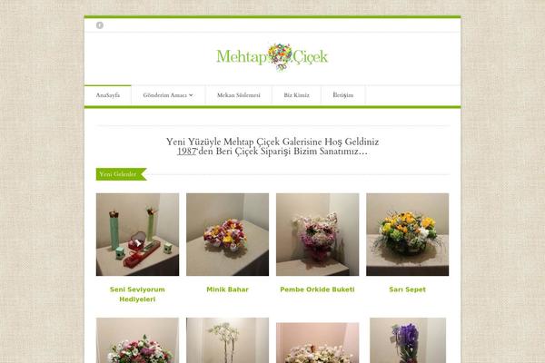 Organic Shop theme site design template sample