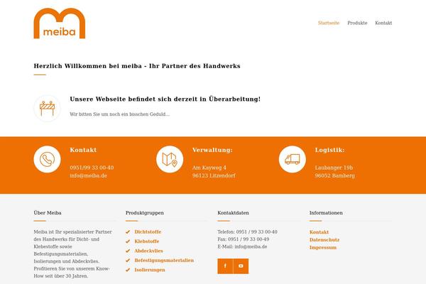 Renovate theme site design template sample