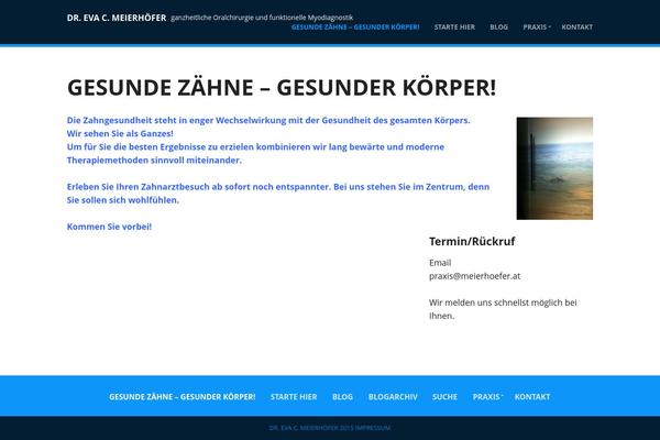 meierhoefer.at site used Bloggo-x