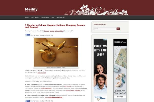 meilily.com site used Delight