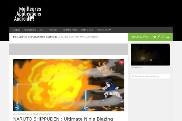 Hueman theme site design template sample
