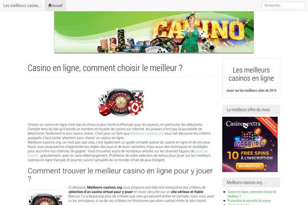 Melany theme site design template sample