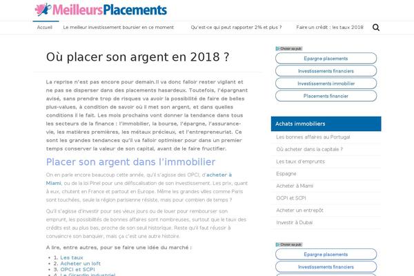 Bliss theme site design template sample