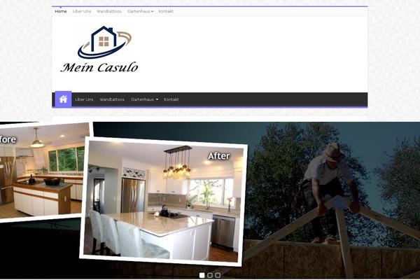 Sahifa theme site design template sample