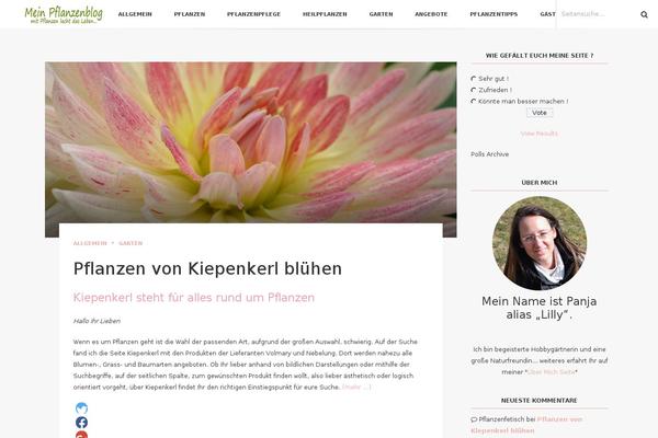 mein-pflanzenblog.de site used Mona
